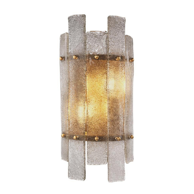 Бра Eichholtz Wall Lamp Caprera Латунь Античная полированная Прозрачный Бра Eichholtz Wall Lamp Caprera Латунь Античная полированная Прозрачный в Барнауле | Loft Concept