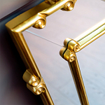 Зеркало прямоугольное Golden Classic Ornament Mirror варинант исполнения - 3 | Loft Concept в Барнауле