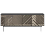 Длинная тумба с зеркальным декором Serena варинант исполнения - 5 | Loft Concept в Барнауле