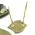 Настольный письменный набор из змеевика из 7-ми элементов Successful Leader варинант исполнения - 8 | Loft Concept в Барнауле