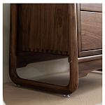 Вешалка деревянная с 2- мя ящиками Moon Walnut Furniture варинант исполнения - 10 | Loft Concept в Барнауле