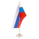 Флагшток на подставке из натурального камня Stone Flagpole варинант исполнения - 1 | Loft Concept в Барнауле