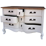 Комод бежевый в стиле Прованс Montmartre Provence Beige Wide варинант исполнения - 5 | Loft Concept в Барнауле