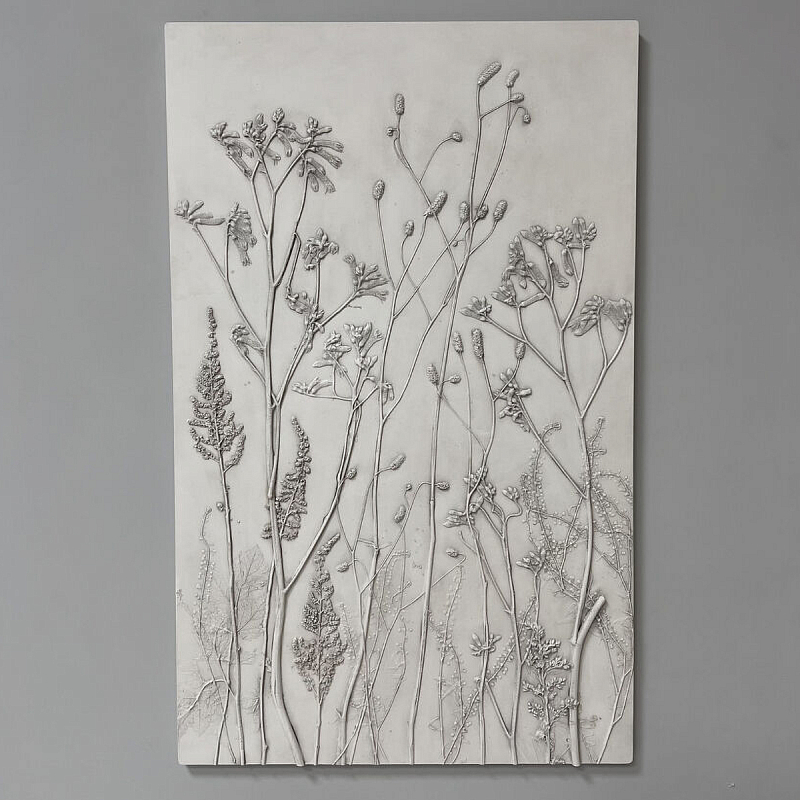 Панно Сангисорба Белый Серый в Барнауле | Loft Concept 