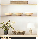 Настольная лампа деревянная с белым абажуром Wooden Table Lamp варинант исполнения - 6 | Loft Concept в Барнауле