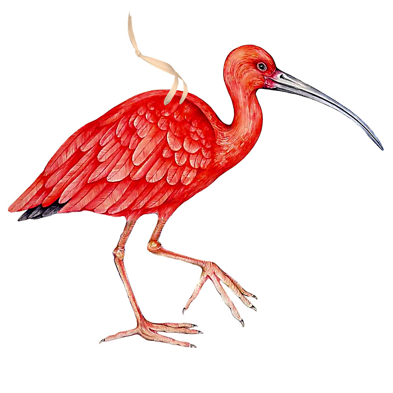 Арт-объект Scarlet Ibis Красный Арт-объект Scarlet Ibis Красный в Барнауле | Loft Concept