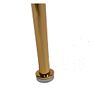 Стул велюровый хаки на золотистых металлических ножках Vendramin Chair варинант исполнения - 6 | Loft Concept в Барнауле