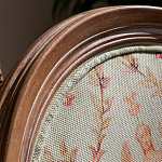 Барный стул из массива бука светло-зеленый с растительным орнаментом Raffael Angel Green Bar stool варинант исполнения - 4 | Loft Concept в Барнауле