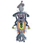 Кукла из одежды и павлопосадских платков Rusalka Blue Jeans 2 варинант исполнения - 1 | Loft Concept в Барнауле