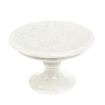 Фруктовница средняя из натурального камня Мрамор Белый Natural Stone Fruit Bowls варинант исполнения - 2 | Loft Concept в Барнауле