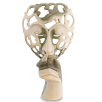 Маска ручной работы деревянная резная Beauty Mask варинант исполнения - 1 | Loft Concept в Барнауле