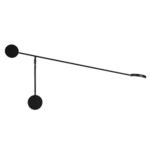 Бра с длинным чёрным металлическим каркасом Bendik Lighting
