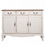 Буфет трехстворчатый с 3-мя ящиками в стиле прованс Interiors Romance варинант исполнения - 1 | Loft Concept в Барнауле