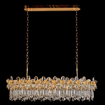 Люстра с декоративными элементами в виде крупных хрустальных цветов Palace Gardens варинант исполнения - 2 | Loft Concept в Барнауле