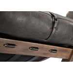 Кресло Duncan винтажная черная кожа варинант исполнения - 4 | Loft Concept в Барнауле