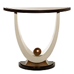 Консоль на полукруглой основе Stylish Pearl варинант исполнения - 2 | Loft Concept в Барнауле