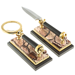 Настольный письменный набор из яшмы Manager Organizer варинант исполнения - 9 | Loft Concept в Барнауле