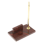 Подставка для телефона с ручкой из натурального камня креноид Natural Stone Stand варинант исполнения - 1 | Loft Concept в Барнауле