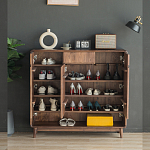 Комод в прихожую для хранения обуви Moon Walnut Furniture варинант исполнения - 2 | Loft Concept в Барнауле