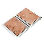 Портсигар с газовой зажигалкой из натурального камня Пегматит Stone Cigarettes Cases варинант исполнения - 5 | Loft Concept в Барнауле