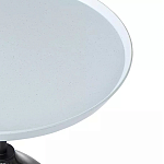 Кофейный столик с круглой столешницей и мраморным основанием Steel Reliability варинант исполнения - 4 | Loft Concept в Барнауле