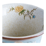 Ваза из голубого фарфора с бронзовыми элементами Blue Garden варинант исполнения - 4 | Loft Concept в Барнауле