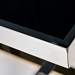 Столик журнальный квадратный с основанием в оттенках хром и золото Harmony Color and Shapes варинант исполнения - 2 | Loft Concept в Барнауле