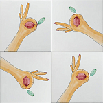 Плитка дизайнерская с рисунком Лимон варинант исполнения - 1 | Loft Concept в Барнауле