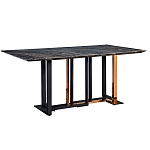 Стол обеденный со стальными ножками оригинальной формы Gourmet Meal варинант исполнения - 1 | Loft Concept в Барнауле