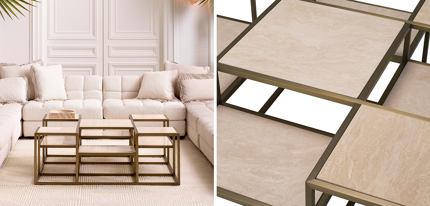 Кофейный стол Eichholtz Coffee Table Smythson Кофейный стол Eichholtz Coffee Table Smythson - Loft-Concept в Барнауле