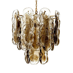 Люстра из круглых стеклянных элементов Vienna варинант исполнения - 1 | Loft Concept в Барнауле