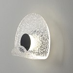 Бра из текстурированного прозрачного стекла с изогнутым краем Textured Glass  варинант исполнения - 2 | Loft Concept в Барнауле