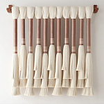 Плетеное настенное украшение с кистями Caballo Wall Hanging варинант исполнения - 3 | Loft Concept в Барнауле