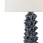 Настольная лампа с корпусом из цветков колокольчика Cascade of Blue Flowers варинант исполнения - 1 | Loft Concept в Барнауле