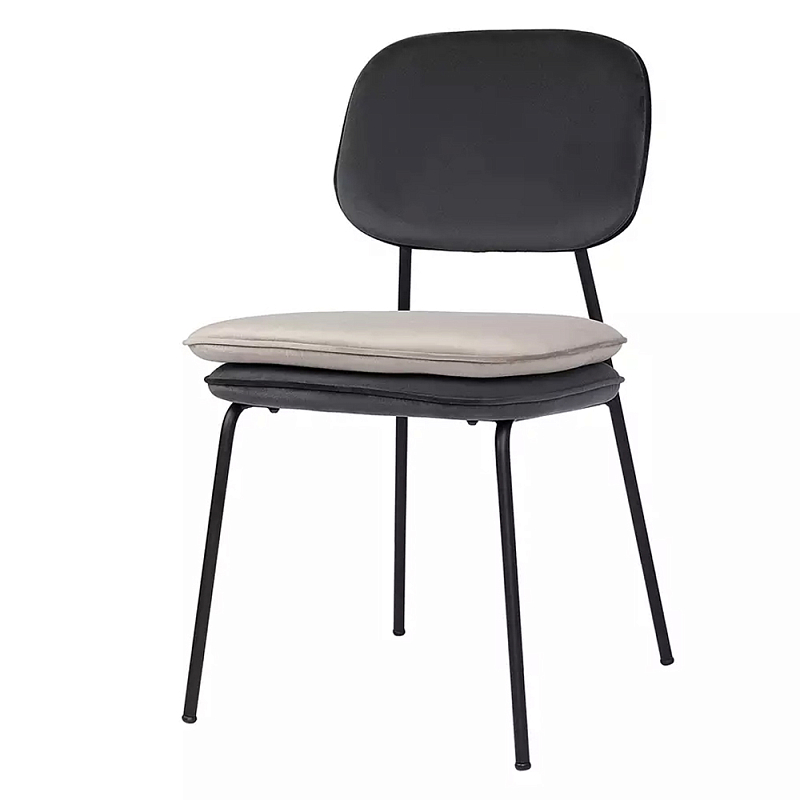 Стул с мягкой обивкой из велюра Soft Velor Chair Мульти Бежевый Стул с мягкой обивкой из велюра Soft Velor Chair Мульти Бежевый в Барнауле | Loft Concept