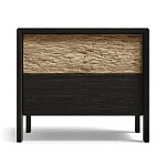 Тумба 2 ящика с подсветкой на рельефном фасаде Warm Industrial варинант исполнения - 1 | Loft Concept в Барнауле