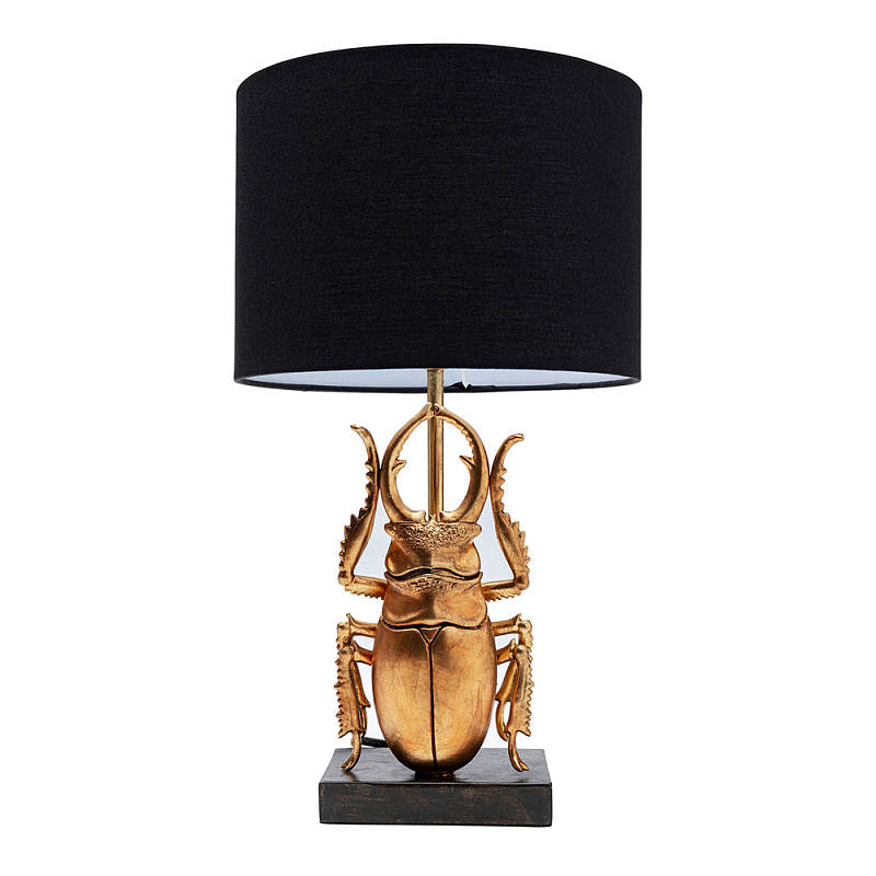 Настольная лампа Золотой жук Черный Золотой в Барнауле | Loft Concept 