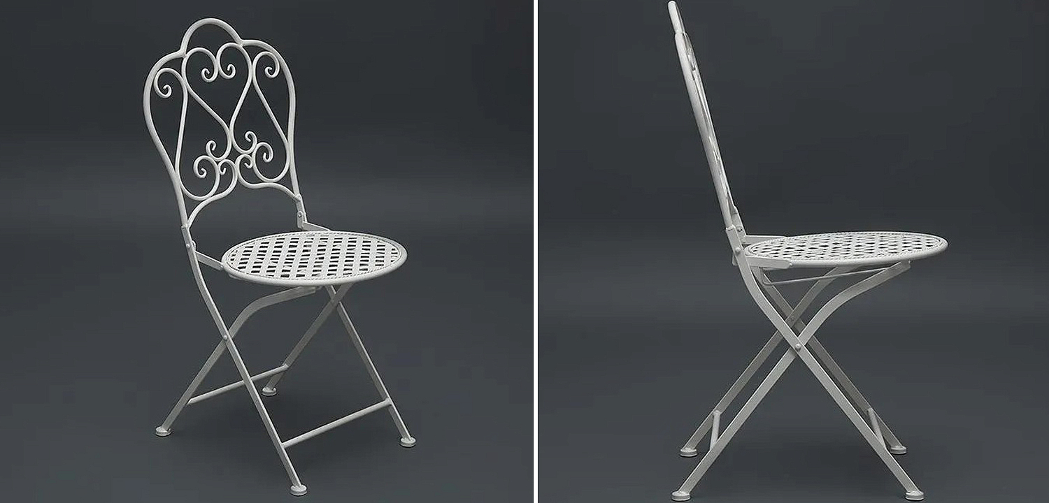 Стул Forged Patterns Love White Стул Forged Patterns Love White - Loft-Concept в Барнауле