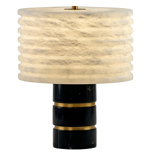 Настольная лампа из натурального камня Stone Carving