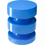 Столик приставной фигурный синий Curly Blue Table варинант исполнения - 1 | Loft Concept в Барнауле