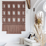 Панно Макраме коричневый цвет  варинант исполнения - 2 | Loft Concept в Барнауле
