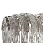 Люстра подвесная с металлическими цепочками и изогнутыми металлическими дугами 72 см Atlantis Chain варинант исполнения - 9 | Loft Concept в Барнауле