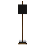 Настольная лампа прямоугольная с черным абажуром Strictness of Forms варинант исполнения - 3 | Loft Concept в Барнауле