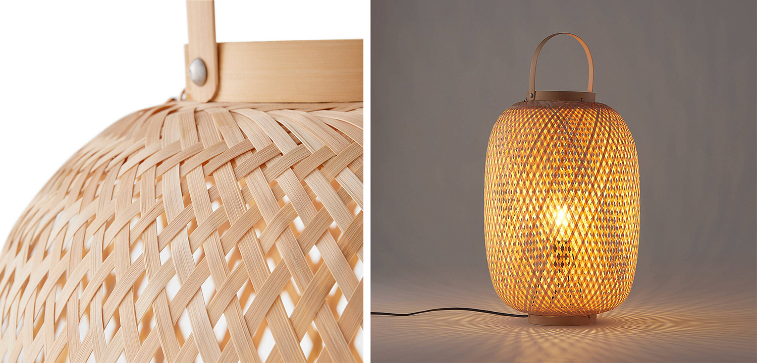 Настольная лампа Lantern Wicker Table lamp Настольная лампа Lantern Wicker Table lamp - Loft-Concept в Барнауле