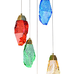 Потолочный светильник с пятью цветными плафонами Soar Colorful Lamp варинант исполнения - 4 | Loft Concept в Барнауле