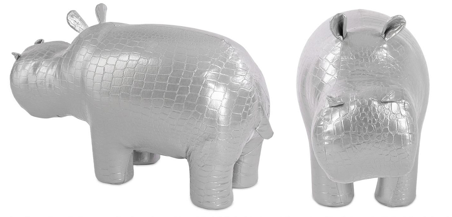 Пуф Бегемот Poof Hippo silver Пуф Бегемот Poof Hippo silver - Loft-Concept в Барнауле
