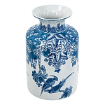 Ваза с мотивами цветущего сада с попугаями Vase Inspired by Nature варинант исполнения - 1 | Loft Concept в Барнауле