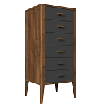 Комод из массива бука с 6-ю ящиками Tasteful Furniture варинант исполнения - 1 | Loft Concept в Барнауле