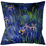 Подушка декоративная Ирисы Impressionism in Art варинант исполнения - 1 | Loft Concept в Барнауле