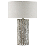 Настольная лампа с каркасом с состаренным эффектом Ancient Column варинант исполнения - 3 | Loft Concept в Барнауле